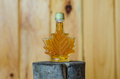 Pure Vermont Maple Syrup 50ML Glass Leaf